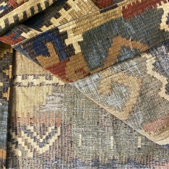 Vintage Aztec Tapestry Bohemian Blazer Jacket - Picture 12 of 14